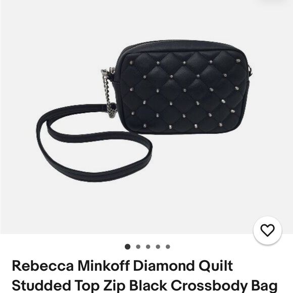 REBECCA MINKOFF Quilted Studded Bag - Picture 1 of 5
